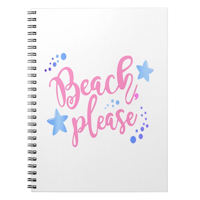 Carnet beach please (Devant)