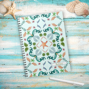 Carnet Beach Seashs Vie maritime avec nom