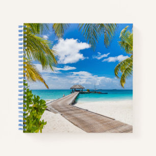 Carnet Beaches tropicales   Maldives Island Wooden Jetty