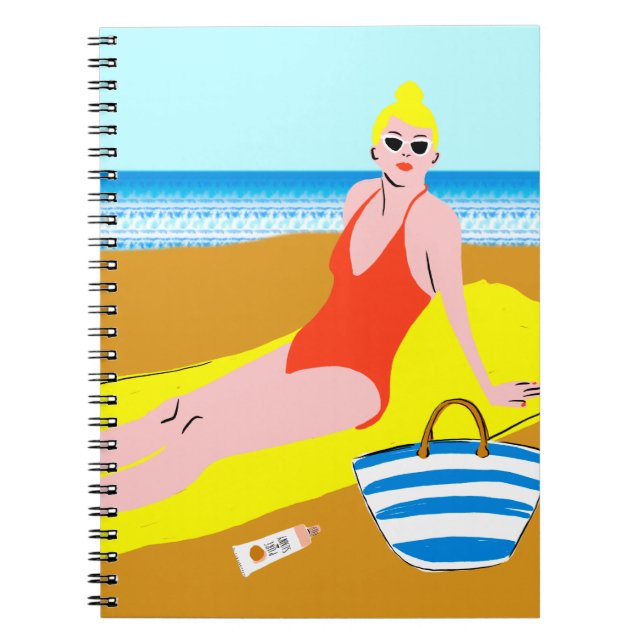 Carnet Beachy Keen - Jaune (Devant)