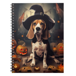 Carnet Beagle Citrouille Halloween effroi