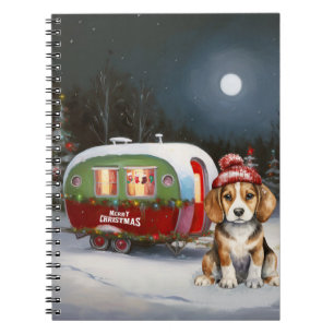 Carnet Beagle d'hiver Caravan Christmas Adventure