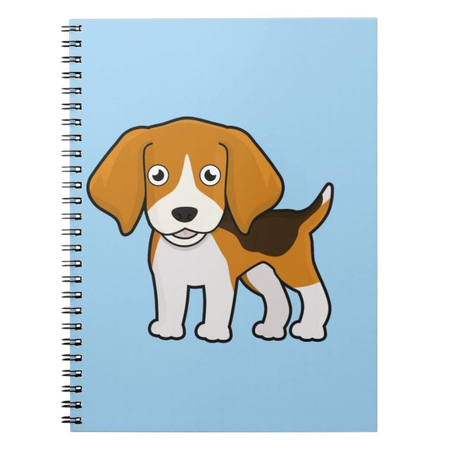 Carnet Beagle mignon (Devant)