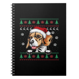 Carnet Beagle Noël Super Chien Xmas Supersize T-Shirt