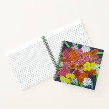 Beau bouquet de fleurs rose et orange (violet)