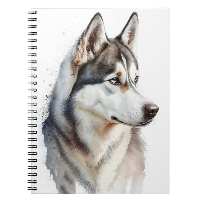 CARNET BEAU CHIEN SIBÉRIEN HUSKY (Devant)