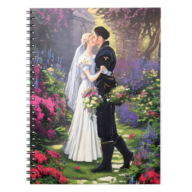 Carnet Beau Couple dans le Parc (Devant)
