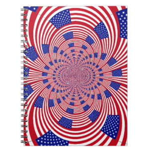 Carnet Beau drapeau américain Extraordinaire Kaleidoscope