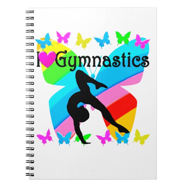 CARNET BEAU J'ADORE LE DESIGN GYMNASTIQUE (Devant)