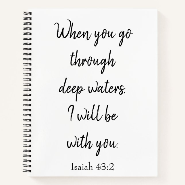 Carnet Beau je serai avec toi (Devant)