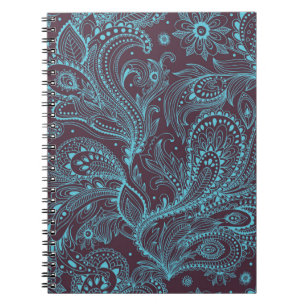 Carnet Beau ornement vintage sans couture