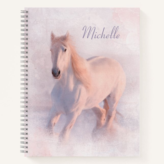 Carnet Beau Pastel Horse (Devant)