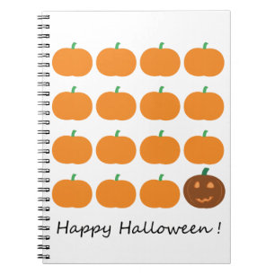 Carnet Beau Patch Citrouille Halloween
