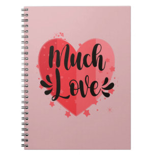 Carnet Beaucoup d'amour, grand coeur