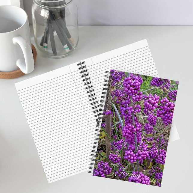 Carnet Beauté américaine pourpre Botanique (In Situ)