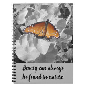 Carnet Beauté de la nature Monarque Papillon photo Inspir