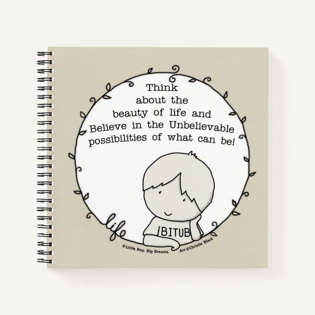 Carnet Beauté de la vie (Devant)