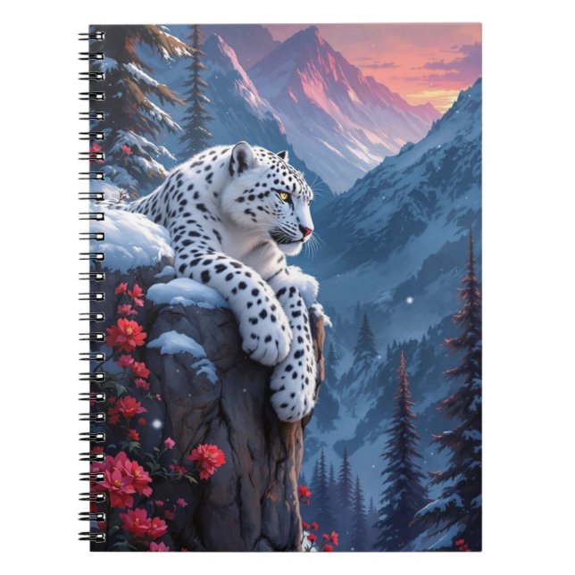 Carnet Beauté des léopards des neiges (Devant)