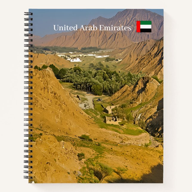 Carnet Beauté d'un paysage désertique (Devant)
