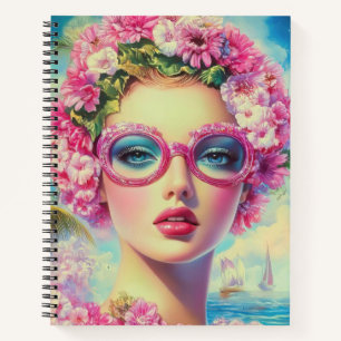 Carnet Beauté tropicale rétro