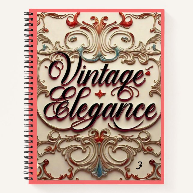 Carnet "Beauté Vintage intemporelle" (Devant)