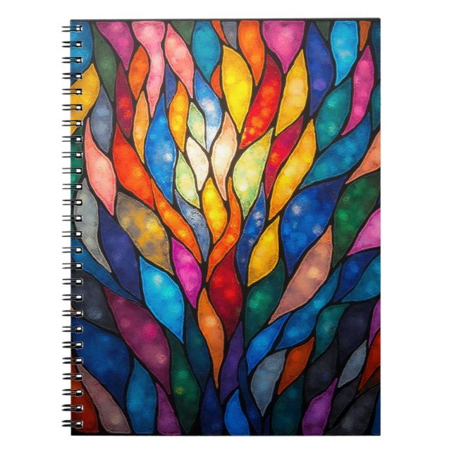 Carnet Beautiful abstract colorful notebook. (Devant)