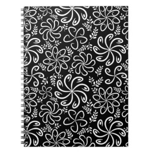 Carnet Beautiful black and white Notebook