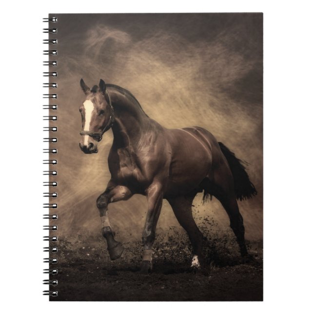 Carnet Beautiful horse throw pillow (Devant)