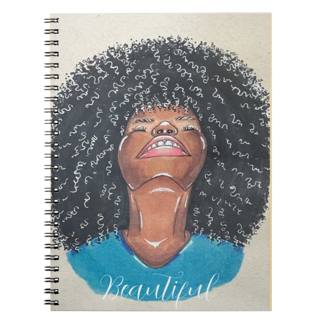 Carnet "Beautiful" Spiral Notebook (Devant)