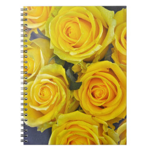 Carnet Beautiful yellow roses