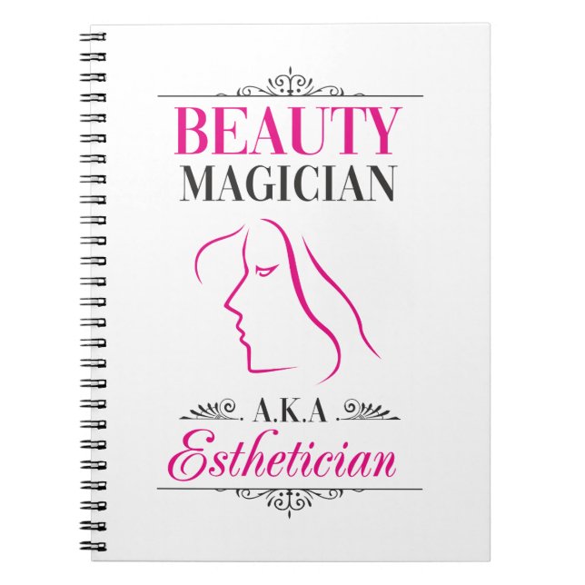 Carnet Beauty magician aka esthetician (Devant)