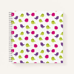 Carnet Beaux oiseaux colorés