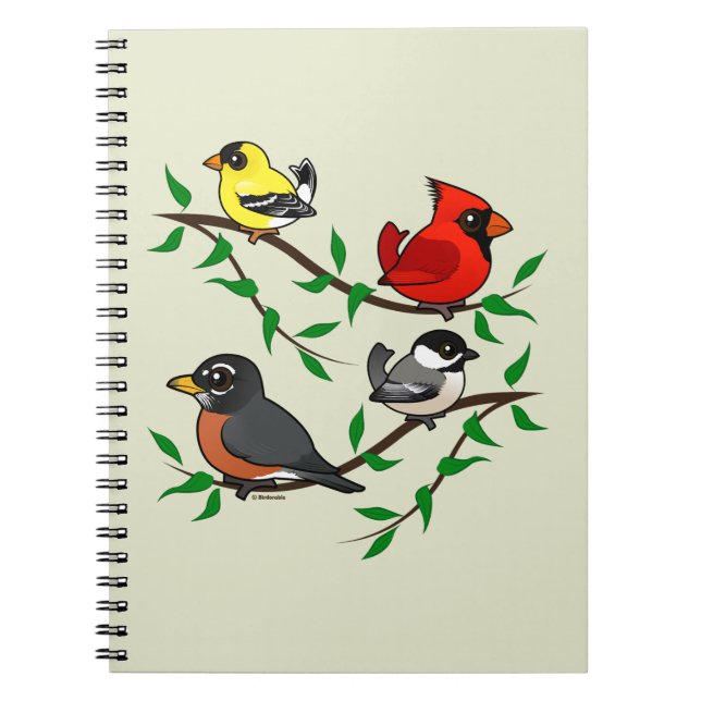 Carnet Beaux oiseaux Jardins (Devant)