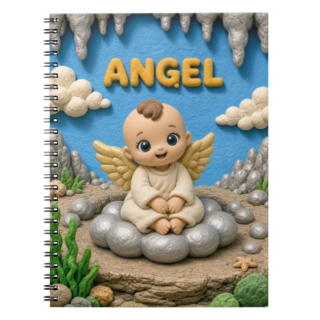 Carnet Bébé Ange Mignon, Mythique (Devant)