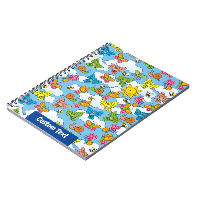 Carnet Bébé Animaux Arrière - plan (Côté gauche)