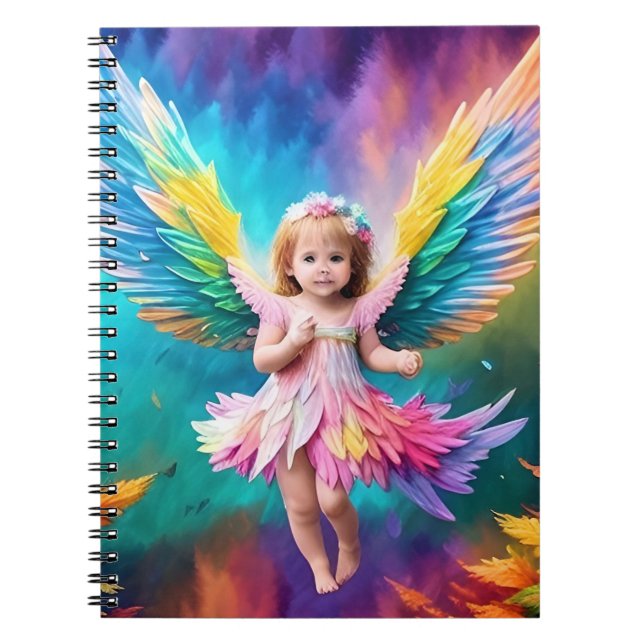 Carnet Bébé Bébé Ange ailes Art-38424 (Devant)