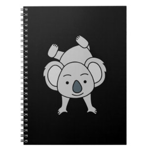 Carnet Bébé Cute Koala Avec Un Sourire Faisant Un Poignet