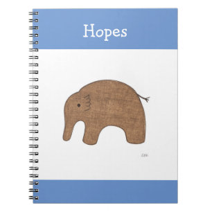 Carnet Bébé doux Eléphant Carnet-Erin Brie Art Noteboo
