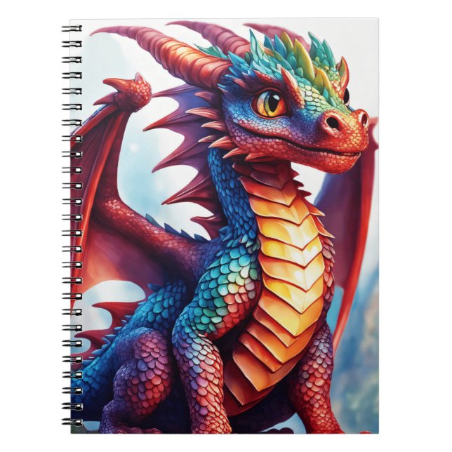 Carnet Bébé dragon (Devant)