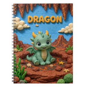 Carnet Bébé Dragon Mignon, Mythique