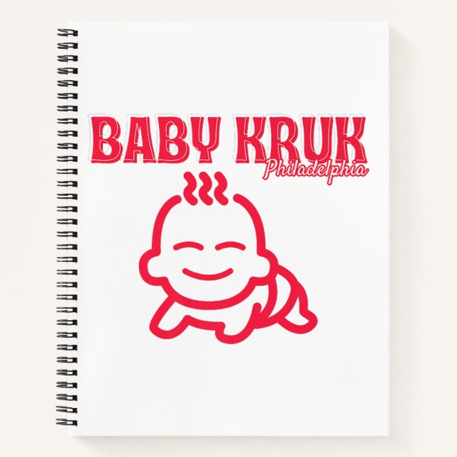Carnet Bébé drôle Kruk Philadelphia Premium  (Devant)