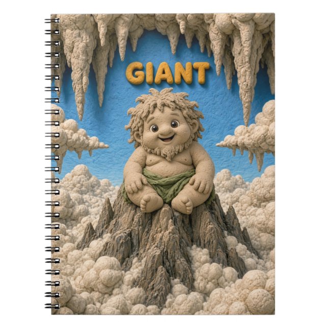 Carnet Bébé Géant Mignon, Mythique (Devant)