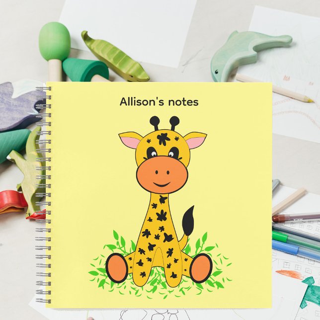Carnet Bébé girafe mignon et drôle pour les enfants (Créateur téléchargé)