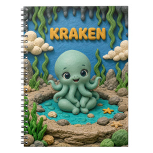 Carnet Bébé Kraken Mignon, Mythique