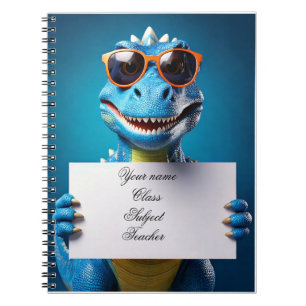 Carnet bébé - Mettez votre nom - Dinosaur