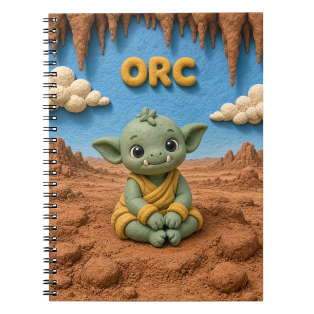 Carnet Bébé Orcadien Mignon, Mythique (Devant)