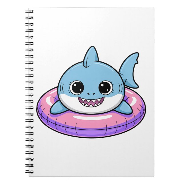 Carnet Bébé Requin Mignon Avec Flotteur | Enfants (Devant)