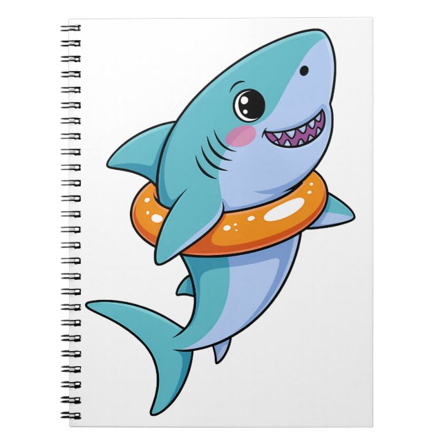 Carnet Bébé Requin Mignon Avec Flotteur | Enfants (Devant)
