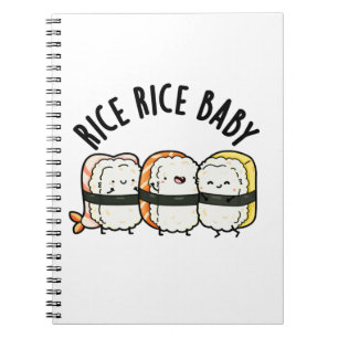 Carnet Bébé Riz Riz Punition de Nourriture de Sushi Drôle