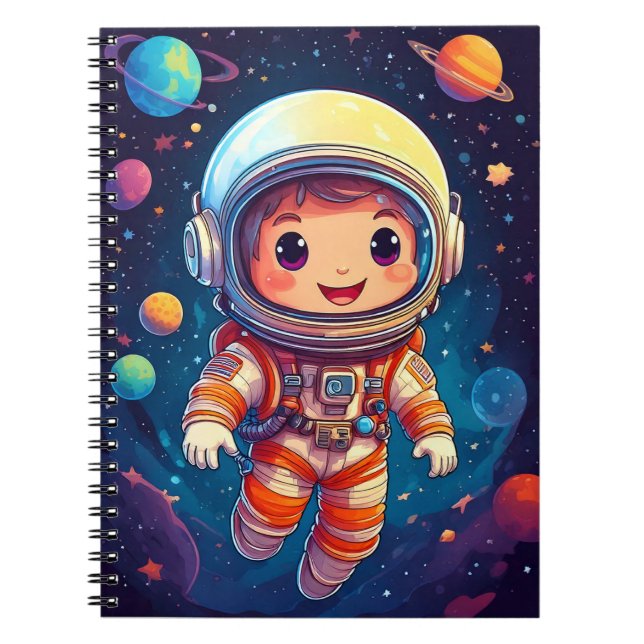 Carnet bébé - voyage spatial - nouvelles planètes (Devant)